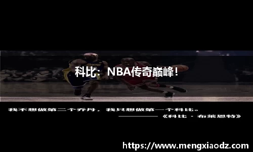 科比：NBA传奇巅峰！